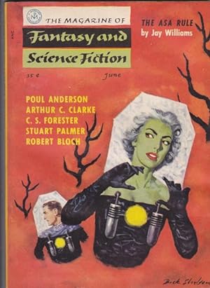 Immagine del venditore per The Magazine of Fantasy and Science Fiction June 1956 - The Ship, The Planets are Not Enough, The Asa Rule, Bottle Babe, All on a Golden Afternoon, Bright Destruction, The Man Who Came Early, Star Slugger, Genius of the Species, Payment Anticipated, + venduto da Nessa Books