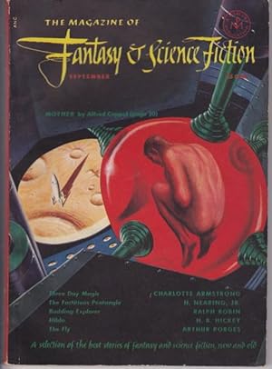 Seller image for The Magazine of Fantasy and Science Fiction September 1952 - Three Day Magic, The Mist, The Fly, The Good Provider, Budding Explorer, Hilda, Extracts from a Bibliomaniac's Journal, The Factitious Pentangle, Mother, ++ for sale by Nessa Books