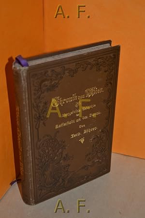 Imagen del vendedor de Chronik von Wien. Kurzgefate Geschichte der Kaiserstadt an der Donau von der ltesten bis in die neueste Zeit. a la venta por Antiquarische Fundgrube e.U.