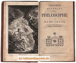 Oeuvres Diverses du Philosophe de Sans-Souci. Tome Troisieme [nur Band 3!].