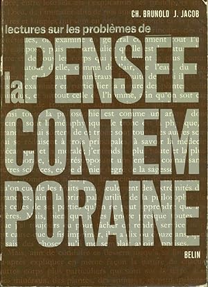 Seller image for Lectures sur les problmes de la pense contemporaine for sale by dansmongarage