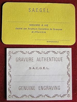 Ex-libris Québec. S.A.C.G.E.L.