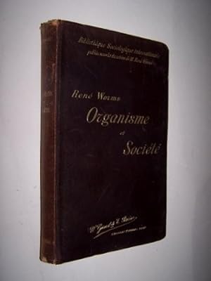 ORGANISME ET SOCIETE