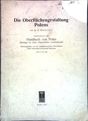 Seller image for Die Oberflchengestaltung Polens; for sale by books4less (Versandantiquariat Petra Gros GmbH & Co. KG)