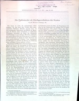 Imagen del vendedor de Die Flumander als Gleichgewichtsform der Erosion. a la venta por books4less (Versandantiquariat Petra Gros GmbH & Co. KG)