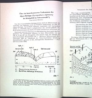 Immagine del venditore per ber ein bemerkenswertes Vorkommen des Alpen-Brlapps (Lycopodium alpinum) bei Knigsfeld im Schwarzwald. venduto da books4less (Versandantiquariat Petra Gros GmbH & Co. KG)