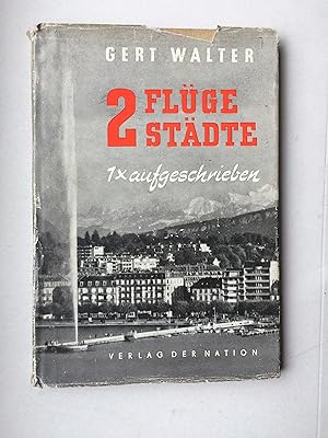 Bild des Verkufers fr Zwei Flge - zwei Stdte einmal aufgeschrieben (Genf, Moskau) zum Verkauf von Bildungsbuch