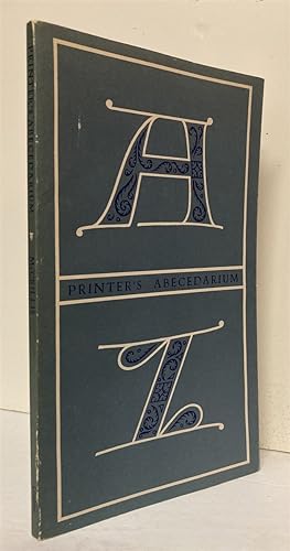 Seller image for Printer's Abecedarium for sale by Peninsula Books