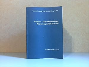 Bild des Verkufers fr Verffentlichungen der Walter-Raymond-Stiftung Band 35: Sozialstaat - Idee und Entwicklung, Reformzwnge und Reformziele 33. Kolloquium, Mnchen, 26. bis 28. Mrz 1995 zum Verkauf von Andrea Ardelt