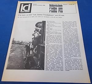 ICI Radio-Canada: Horaire des Reseaux Francais Societe (Vol. 1 No. 28, du 8 au 14 Octobre 1966) (...