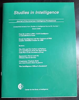 Seller image for Studies in Intelligence vol.53, no.1 (March 2009) for sale by GuthrieBooks