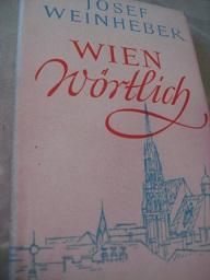 Seller image for Wien wrtlich Gedichte for sale by Alte Bcherwelt