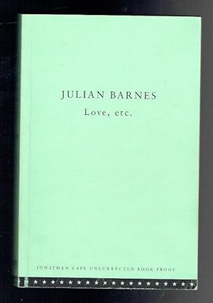 Seller image for Love, etc. Uncorrected Proof Copy for sale by Sonnets And Symphonies