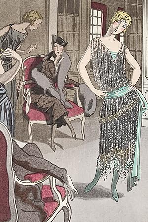 Faites-moi celle-ci. Robe du soir, de Doeuillet (pl.56, La Gazette du Bon ton, 1921 n°7)