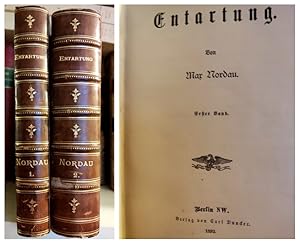 Bild des Verkufers fr Entartung. Erster Band (1892) & Zweiter Band (1893). zum Verkauf von Antiquariat an der Uni Muenchen