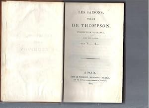 Les saisons poëme de Thompson. Traduction nouvelle avec des notes