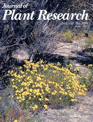 Bild des Verkufers fr Journal of Plant Research Volume 110, No. 1098 June 1997 zum Verkauf von Clivia Mueller