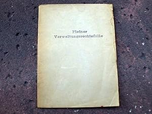 Bild des Verkufers fr Verwaltungsrechtsflle fr den akademischen Gebrauch. zum Verkauf von Versandantiquariat Abendstunde