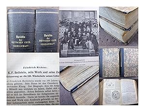 Bild des Verkufers fr Berichte der Deutschen Chemischen Gesellschaft. Einundsiebzigster Jahrgang (1938) (in zwei Bnden). Abteilung A: Vereinsnachrichten, Nachrufe usw. Abteilung B: Abhandlungen. Mit Abbildungen im Text und auf Tafeln. Erstausgabe. zum Verkauf von Versandantiquariat Abendstunde