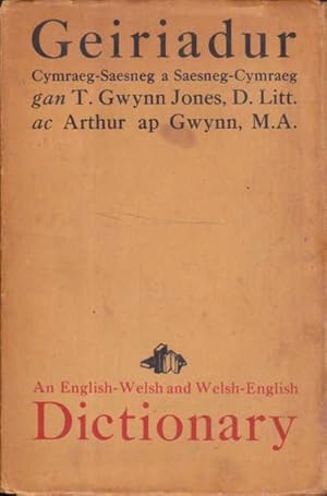 Seller image for An English-Welsh and Welsh-English Dictionary for sale by Goulds Book Arcade, Sydney