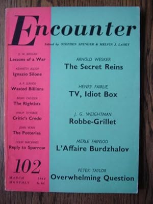 Encounter Magazine, March 1962