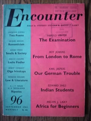 Encounter Magazine, September 1961