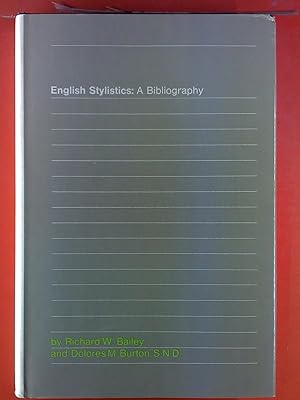 Immagine del venditore per English Stylistics: A Bibliography venduto da biblion2