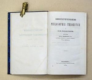 Imagen del vendedor de Institutiones Philosophiae Theoretice in Usum Praelectionum. Auctore Franc. Rothenflue, S. J., Professor Philosophiae in Collegio S. Michaelis, Friburgi Helvetiorum. [3 Bde. und Kompendium in 1 Bd.]. a la venta por antiquariat peter petrej - Bibliopolium AG