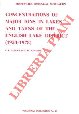Concentrations of major ions in lakes and tarns of the English Lake District.