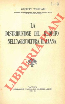 La distribuzione del reddito nell'agricoltura italiana.