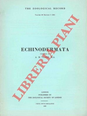 Echinodermata. (The Zoological Record)