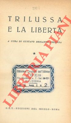 Seller image for Trilussa e la libert for sale by Libreria Piani