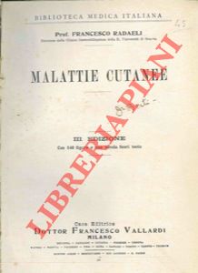 Bild des Verkufers fr Malattie cutanee. zum Verkauf von Libreria Piani