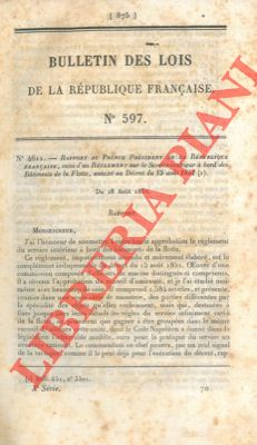 Bulletin des lois de la République Française, 1852.