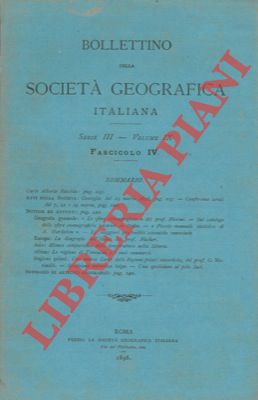 Una nuova carta delle Regioni polari antartiche, del prof. G. Marinelli - Spedizione antartica be...