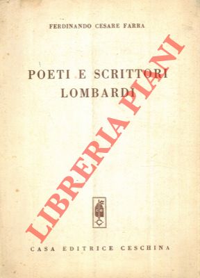 Seller image for Poeti e scrittori lombardi. for sale by Libreria Piani