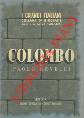 Bild des Verkufers fr Cristoforo Colombo. zum Verkauf von Libreria Piani