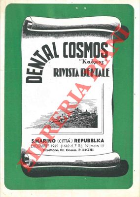 Bild des Verkufers fr Dental Cosmos. Rivista dentale. zum Verkauf von Libreria Piani