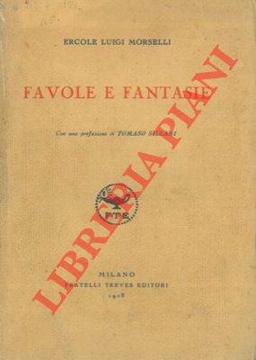 Bild des Verkufers fr Favole e fantasie. Con una prefazione di Tommaso Sillani. zum Verkauf von Libreria Piani