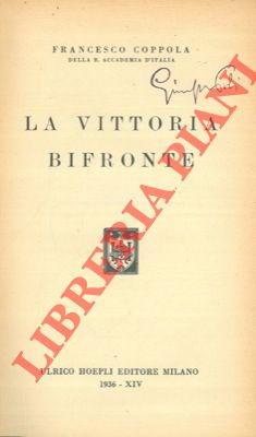 Seller image for La vittoria bifronte. for sale by Libreria Piani