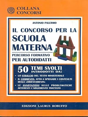 Imagen del vendedor de Il concorso per la scuola materna a la venta por Librodifaccia