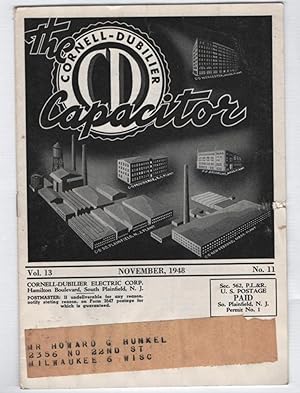 The Cornell-Dubilier Capacitor Volume 13 Number 11. November 1948