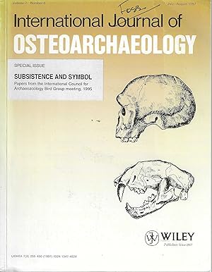 International Journal of Osteoarchaeology, July-August 1997, Volume 7, no. 4. Special isssue: Sub...