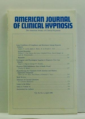 The American Journal of Clinical Hypnosis, Volume 32, Number 4 (April 1990)