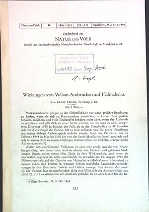 Seller image for Wirkungen von Vulkan-Ausbrchen auf Halmaheira; for sale by books4less (Versandantiquariat Petra Gros GmbH & Co. KG)