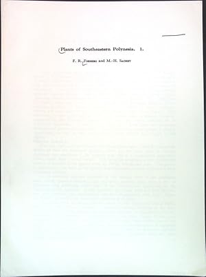 Imagen del vendedor de Plants of Southeastern Polynesia 1; a la venta por books4less (Versandantiquariat Petra Gros GmbH & Co. KG)