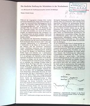 Bild des Verkufers fr Die lndliche Siedlung des Mittelalters in der Nordschweiz vom Blickpunkt der Siedlungsgeographie und der Archologie; zum Verkauf von books4less (Versandantiquariat Petra Gros GmbH & Co. KG)