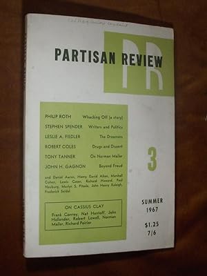 Bild des Verkufers fr PARTISAN REVIEW - Summer 1967 - volume XXXIV, number 3 zum Verkauf von Portman Rare Books