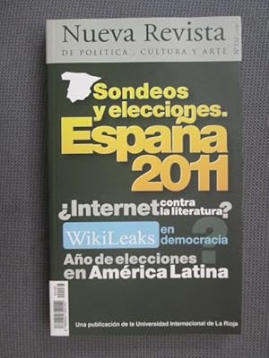 Seller image for NUEVA REVISTA DE POLTICA, CULTURA Y ARTE. N132. Sondeos y elecciones. Espaa 2011. Internet contra la literatura? Wikileaks e for sale by LIBRERIA AZACAN