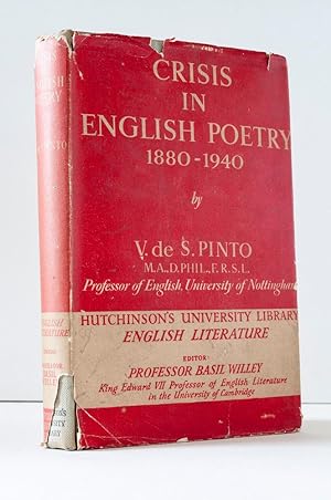Crisis in English Poetry 1880-1940